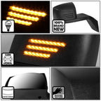 Sequential LED Turn Signal Side Hood Mirror Assembly for Volvo VN Series (2004–2017)