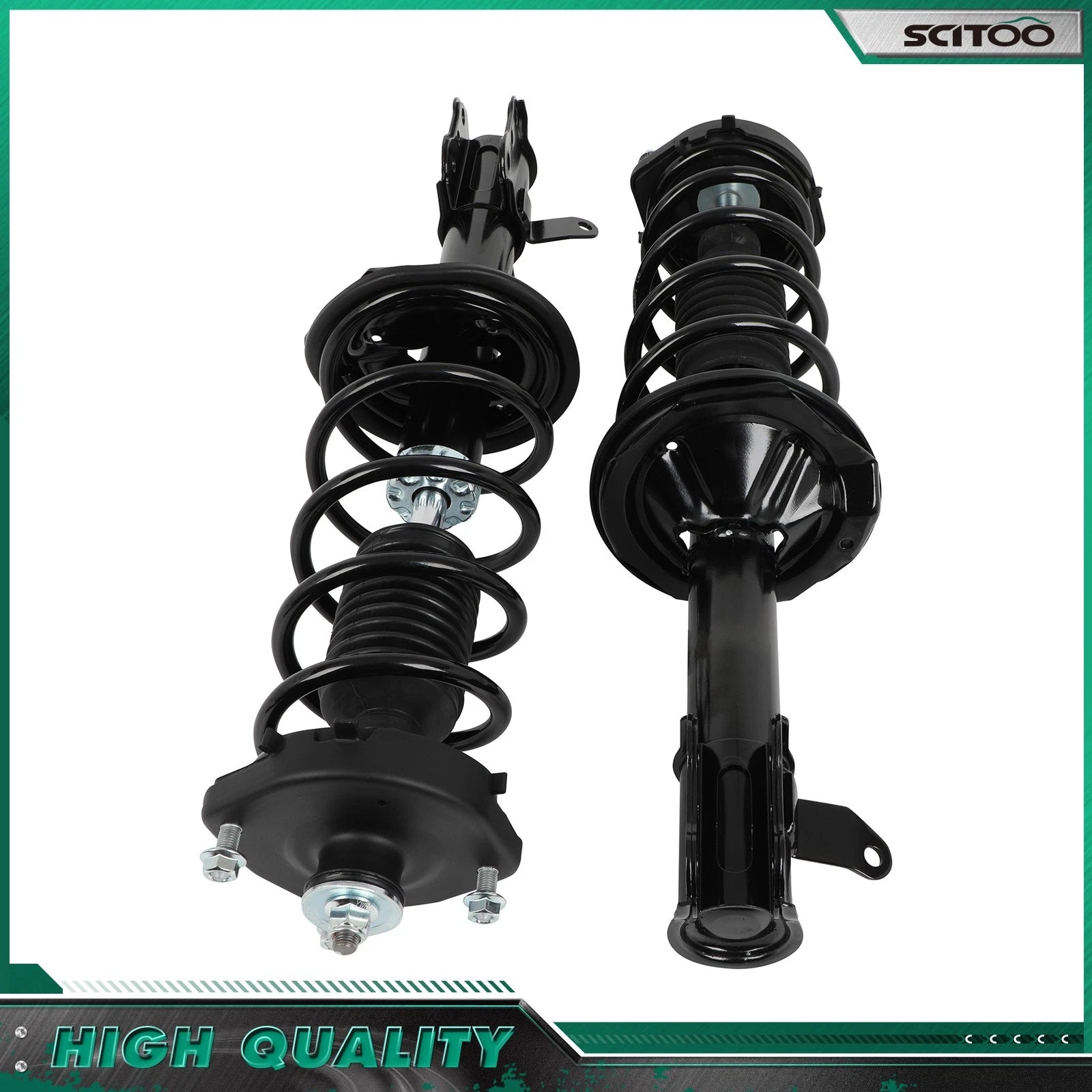 2X Rear Quick Complete Struts Shocks & Spring Assemblies for Mazda Protege (1999–2003)