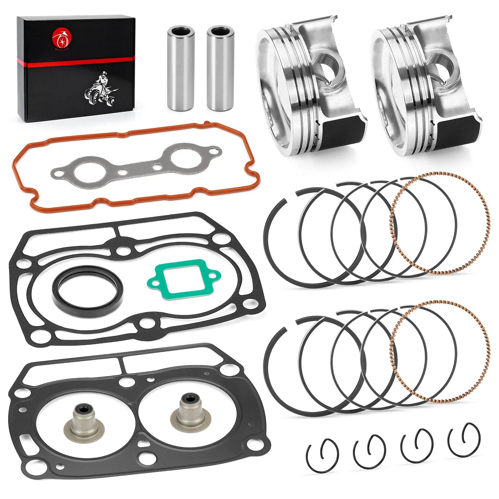 Cylinder Head Gasket & STD 80mm Piston Kit for Polaris RZR S 4 800 (2011–2014)
