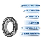 Deep Groove Ball Bearing 25x42x9mm for Various Models (6905NR)