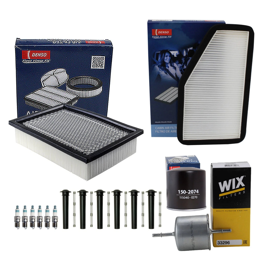 Denso Tune Up Kit 6 Spark Plugs & Boots for Tribute 2008
