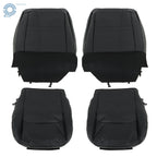 Set of 2 Black Leather Seat Covers for Ram 1500 (2013–2018)