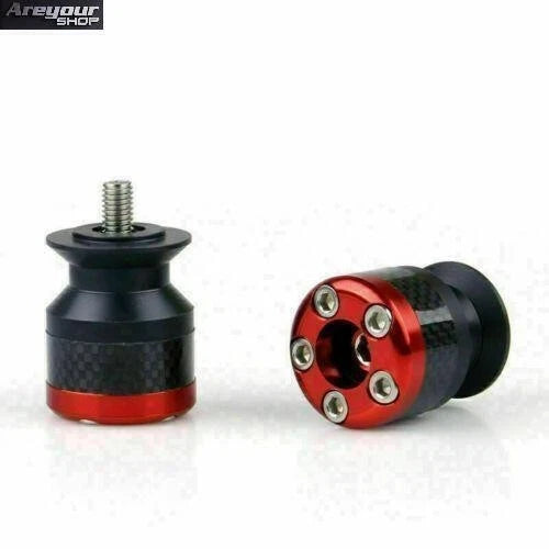 CNC Carbon Fiber 8mm Swingarm Sliders Spools for Universal Motorcycle