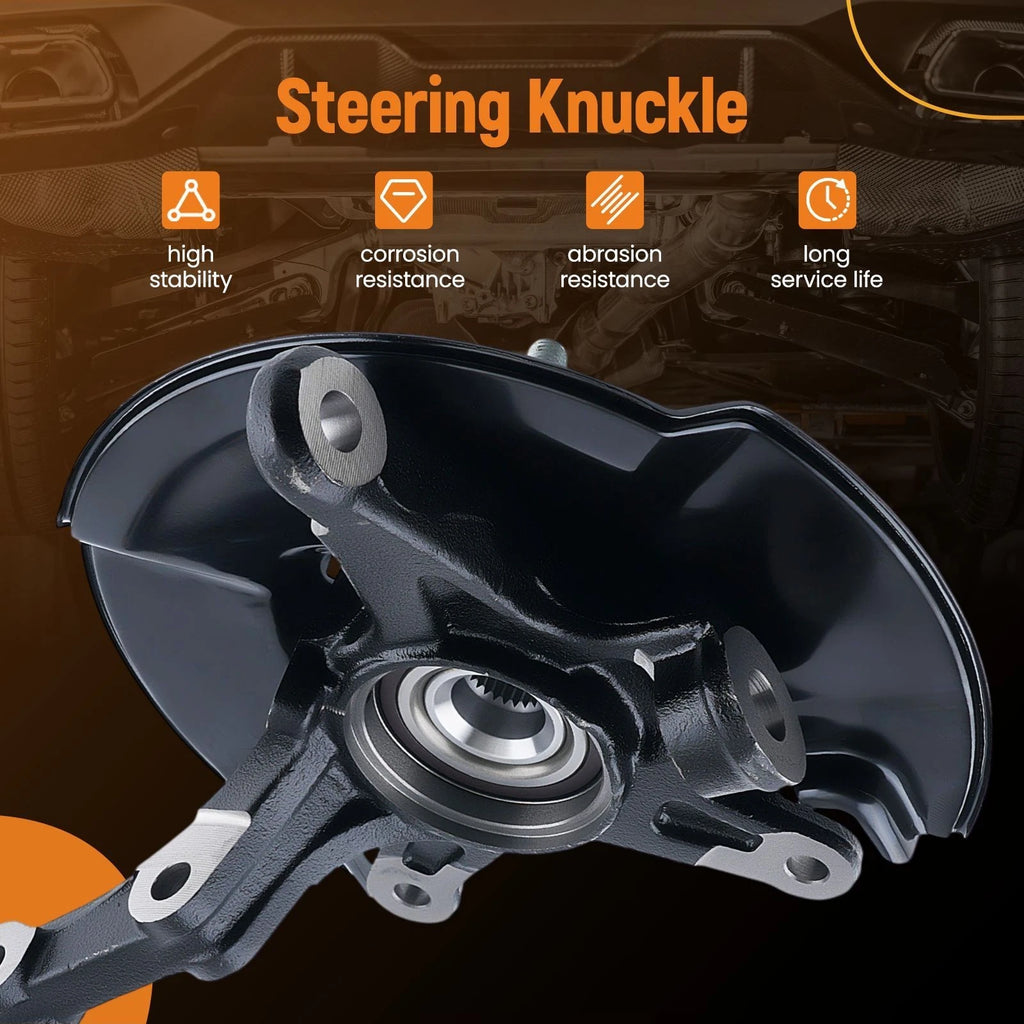 Steering Knuckle Assembly with Wheel Hub Bearing for Honda Civic EX LX (2006–2011)