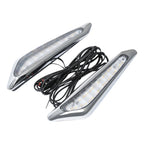 Front Brake Fork Mounted LED Amber Lights for Honda GL1800 (2018-2025)