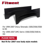 Upper Rear Wheel Arch Repair Panels for 1999-2007 Chevy Silverado GMC Sierra