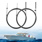 2X 15FT Outboard Throttle Control Cables for Mercury Mariner (Gen I)
