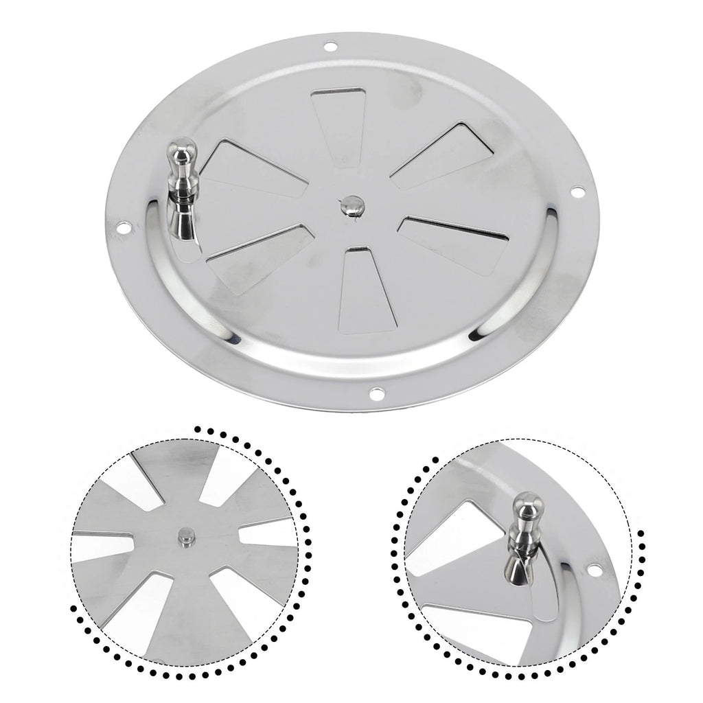 Stainless Steel Marine Air Vent for Boat (Round Louvered)