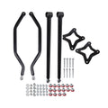 Black High Clearance Boxed Rear Radius Arms for Polaris RZR XP 1000 (2014–2023)