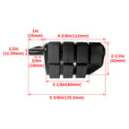 1-1/4" Engine Guard Foot Pegs for Harley Touring