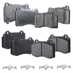 Set of 4 Ceramic Brake Pads for Volvo S60 (2004–2007)