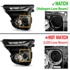 Halogen Projector Headlight Driver Left for Chevy Trailblazer (2021–2023)