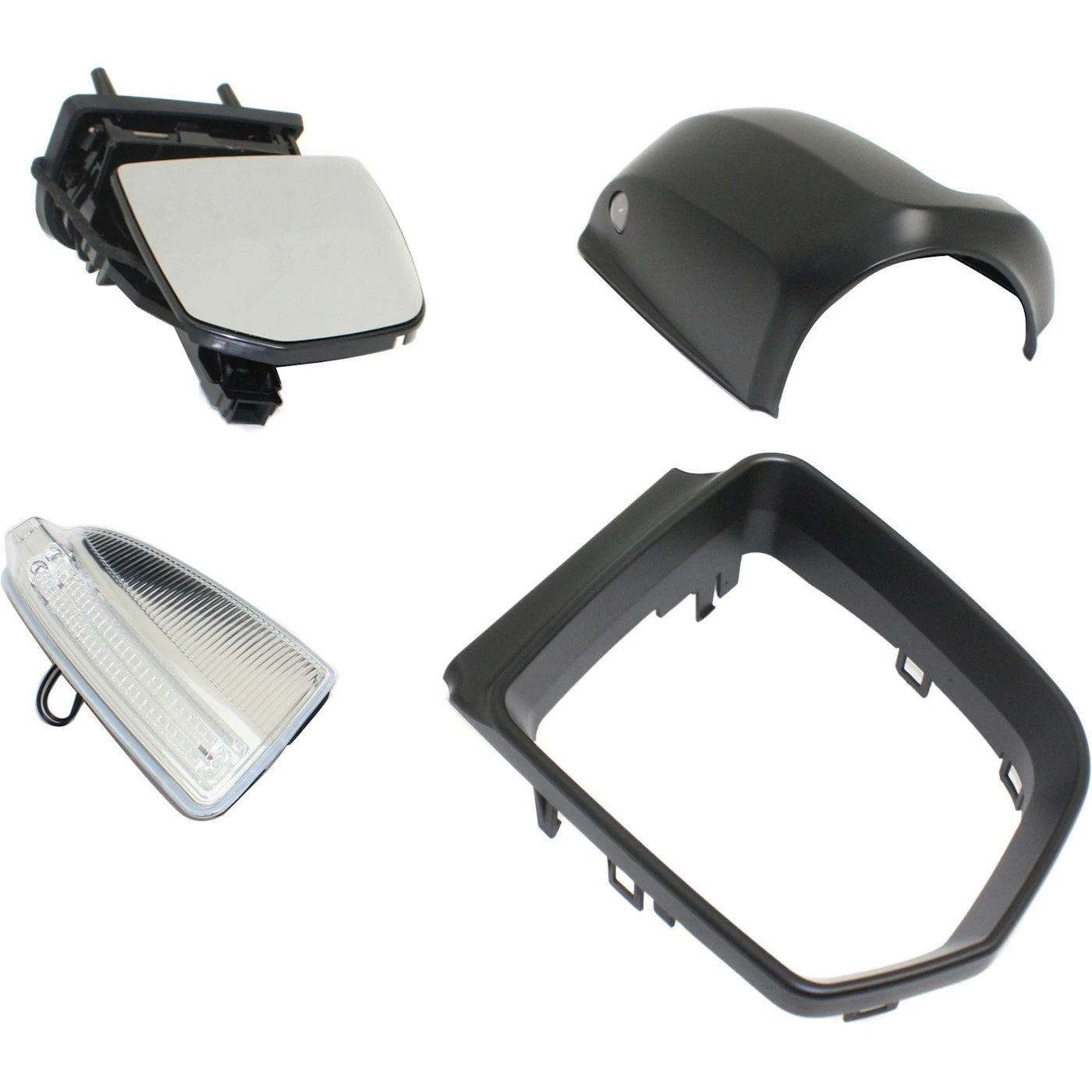 Power Mirror Pair for Mercedes Benz ML350 (2009–2010) Heated Signal Light