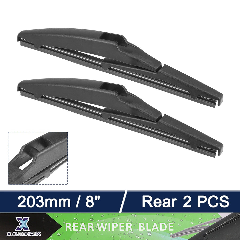 2X Rear Windshield Wiper Blade for Lexus CT200h (2011–2017)
