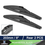 2X Rear Windshield Wiper Blade for Lexus CT200h (2011–2017)