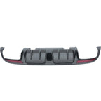 B Style Rear Bumper Diffuser Lip for Mercedes-Benz C63 C180 (2015–2021)