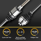 2X Front CV Axle Assembly for BMW X3 F25 (2011–2017) X4 F26 (2015–2018)