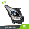 Headlight Assembly for Cadillac ATS (2013–2018) Right Side Clear Lens