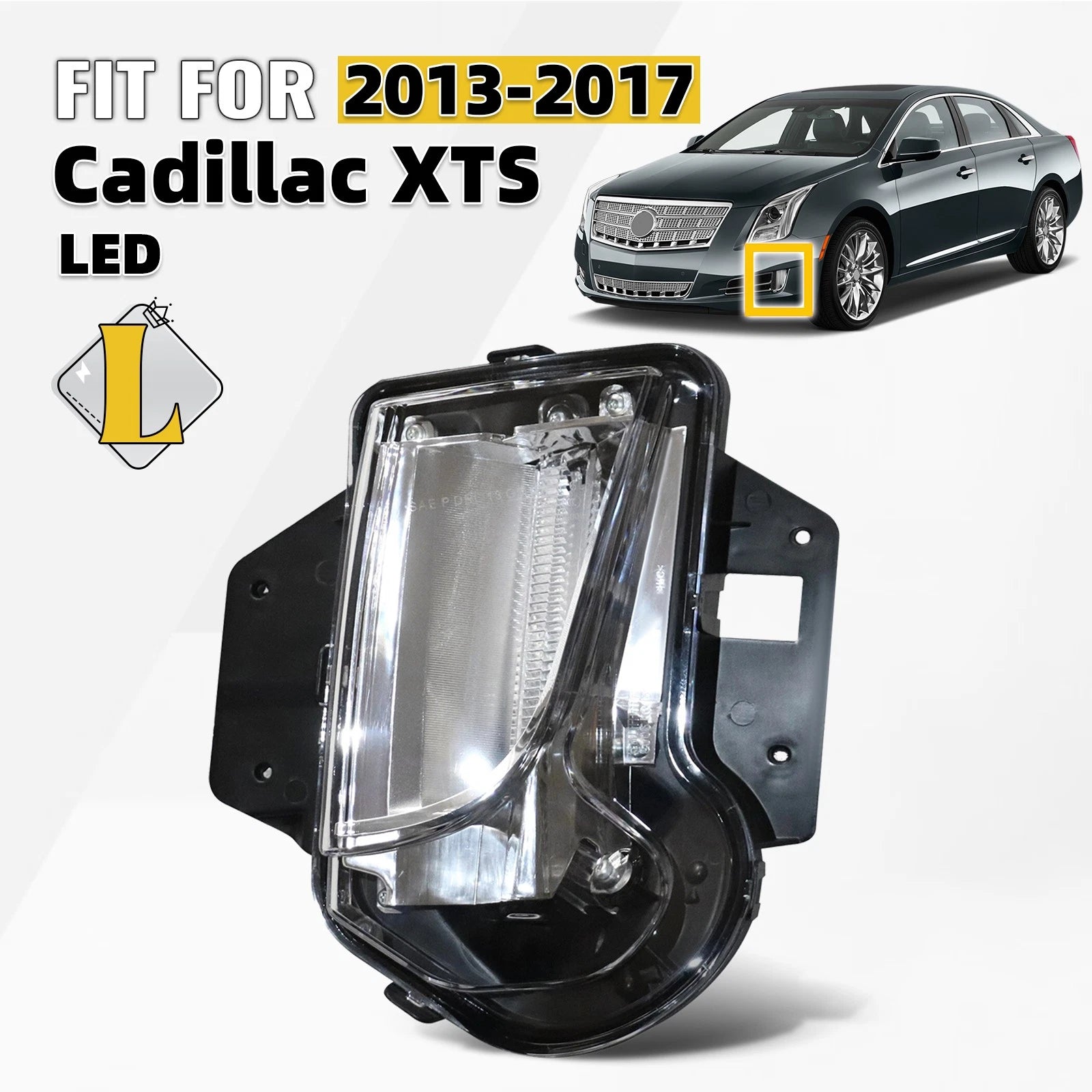 LED Daytime Running Lamp for Cadillac XTS (2013–2017) - Left Driver Side
