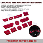 Center Dashboard Switch Cover Trims for Honda CR-V DX (2017-2022)