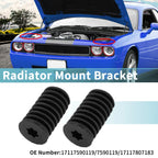 2 Pcs Radiator Mount Bracket Set for BMW 1er E81 (2006–2011) No. 17117590119