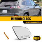 Passenger Right Side Mirror Glass 68228910AA for Jeep Cherokee (2014–2023)