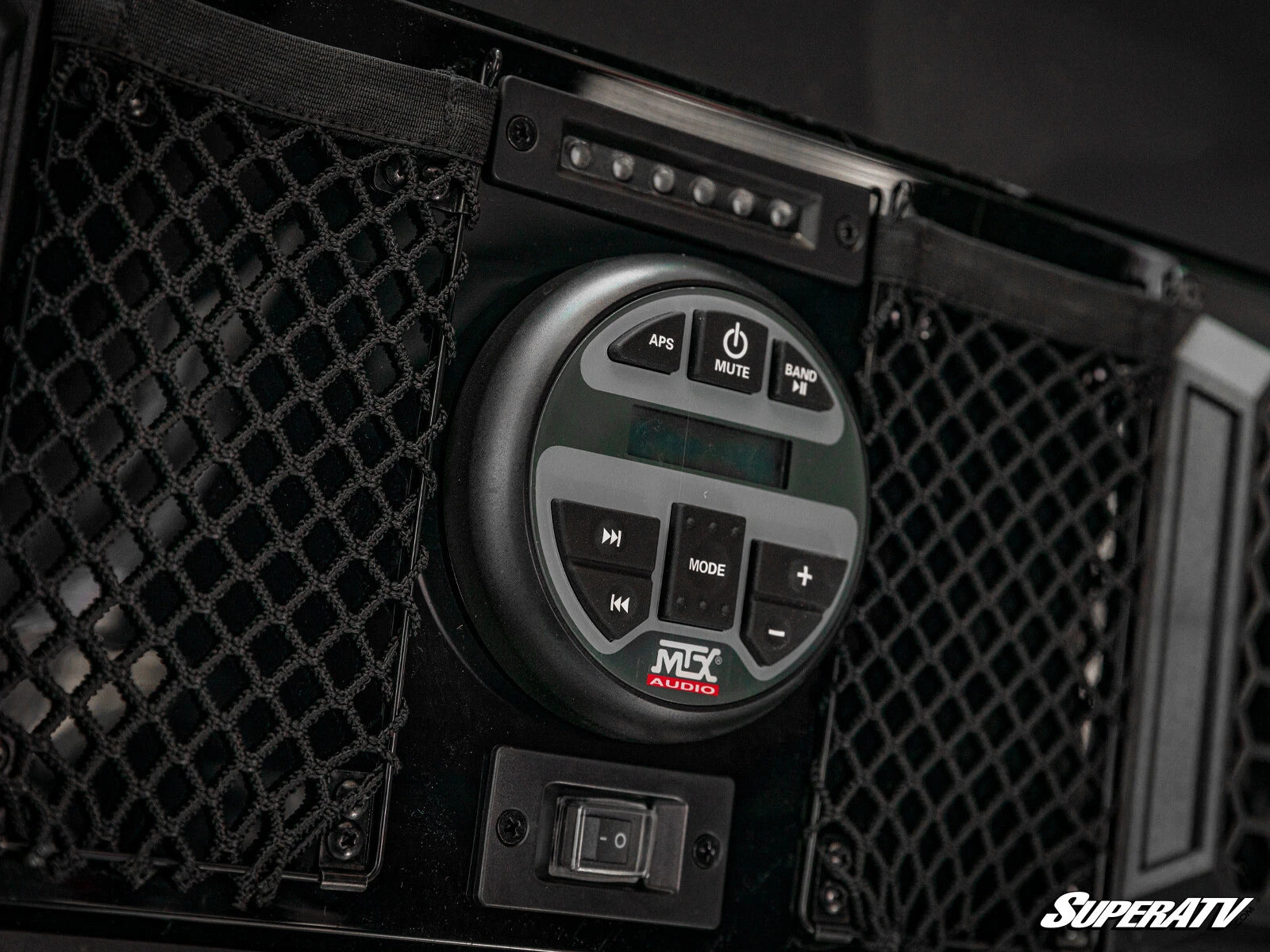 4-Speaker Sound System for Polaris RZR (Standard Style Clamp)