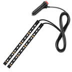 24 LED Strip Lamp for Car Interior Multicolor Ambient Lighting (USB Powered)