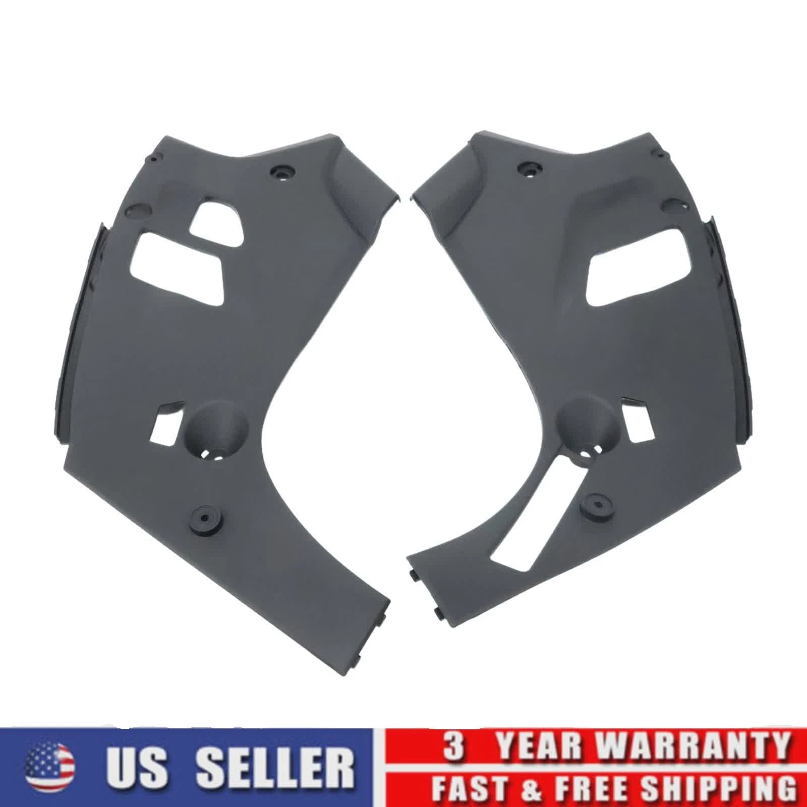 Set of 2 Engine Compartment Side Shield Covers for BMW 530i 540i M550i (2017–2023)