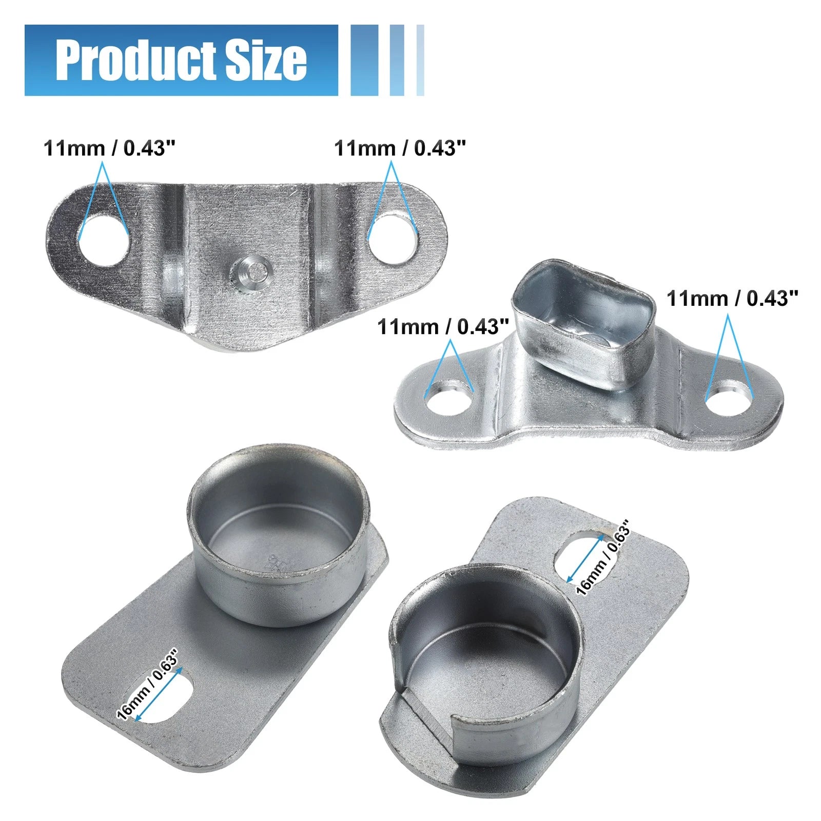 Set of 2 Tailgate Hinge Kit No.15521579/15603558 for GMC C1500 Pickup (1988–1999)