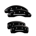 Set of 4 Caliper Covers Black for 2000-2005 Chevy Impala by MGP