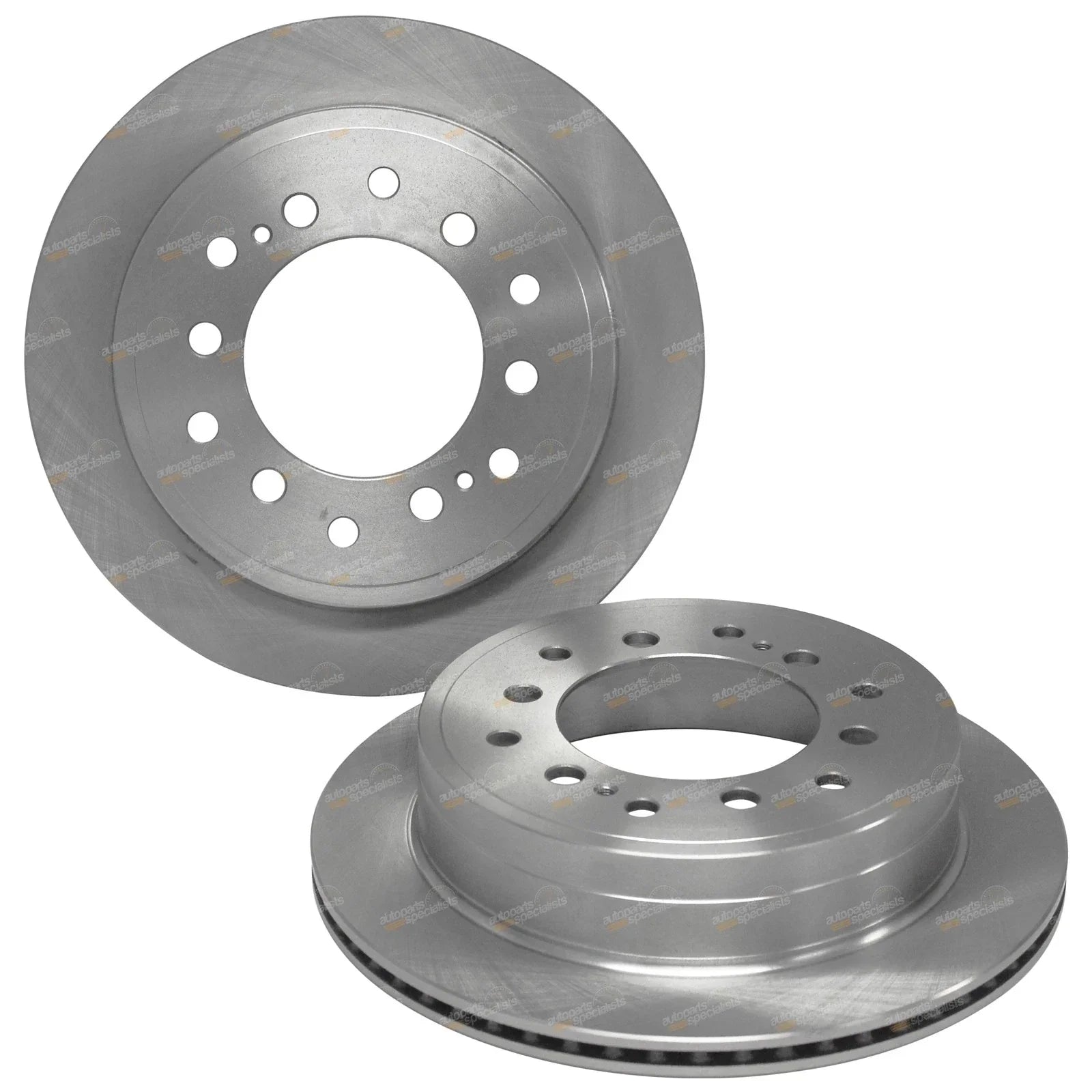 2 x Rear Rotors for Toyota Landcruiser Prado KDJ121 KDJ125 (2002–2005)