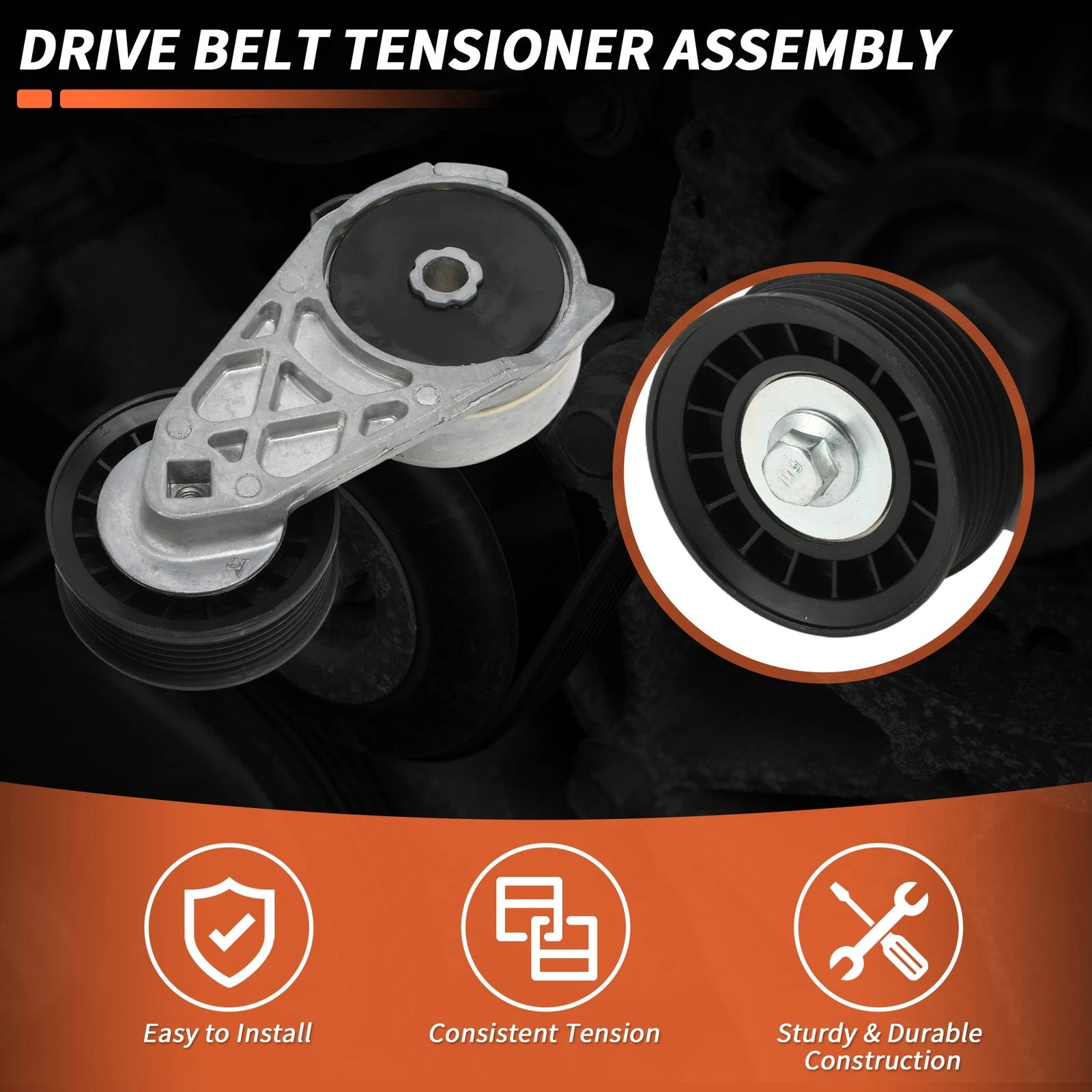 Drive Belt Tensioner Kit for Ford Explorer (2002–2005) 90K-38137