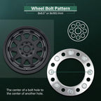 2X 1" Wheel Spacers 8x6.5 9/16"-18 for Dodge Ram 2500 3500 (1994–2010)