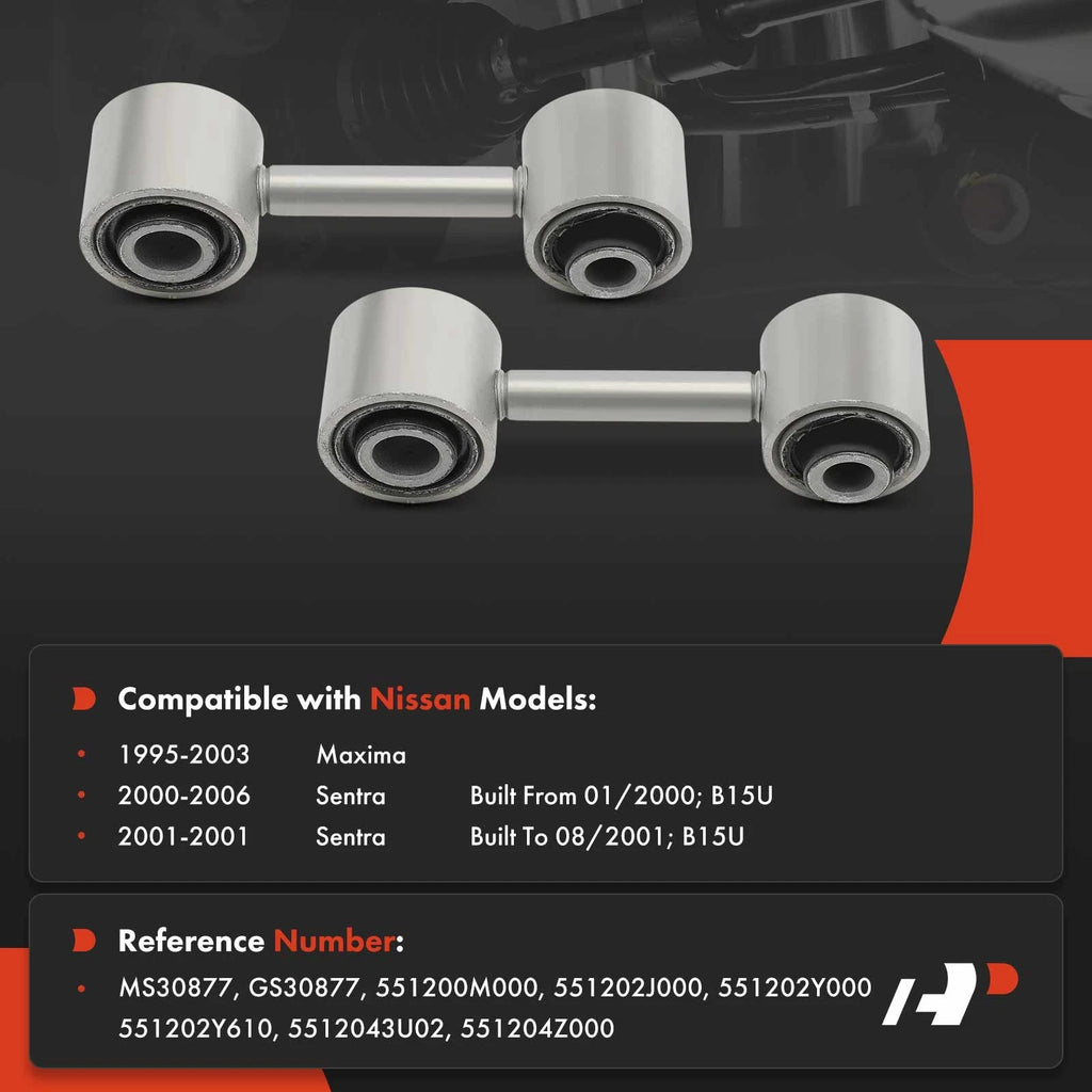2X Rear Sway Bar Links for Nissan Sentra (2000–2006) Maxima (1995–2003)
