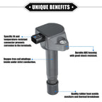 Set of 4 Ignition Coils for Honda Civic (2009–2011)