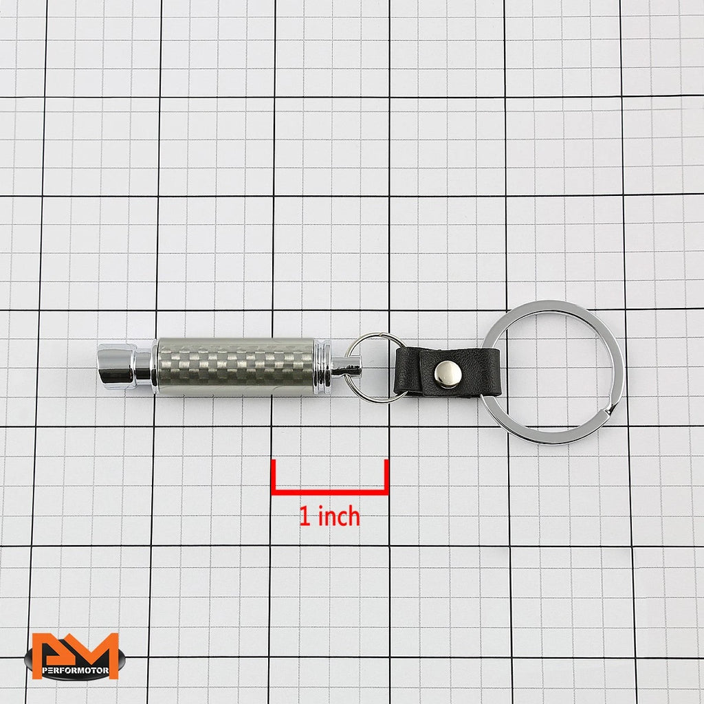 Carbon Fiber Catback Exhaust Keychain for Universal Use (Keyring)