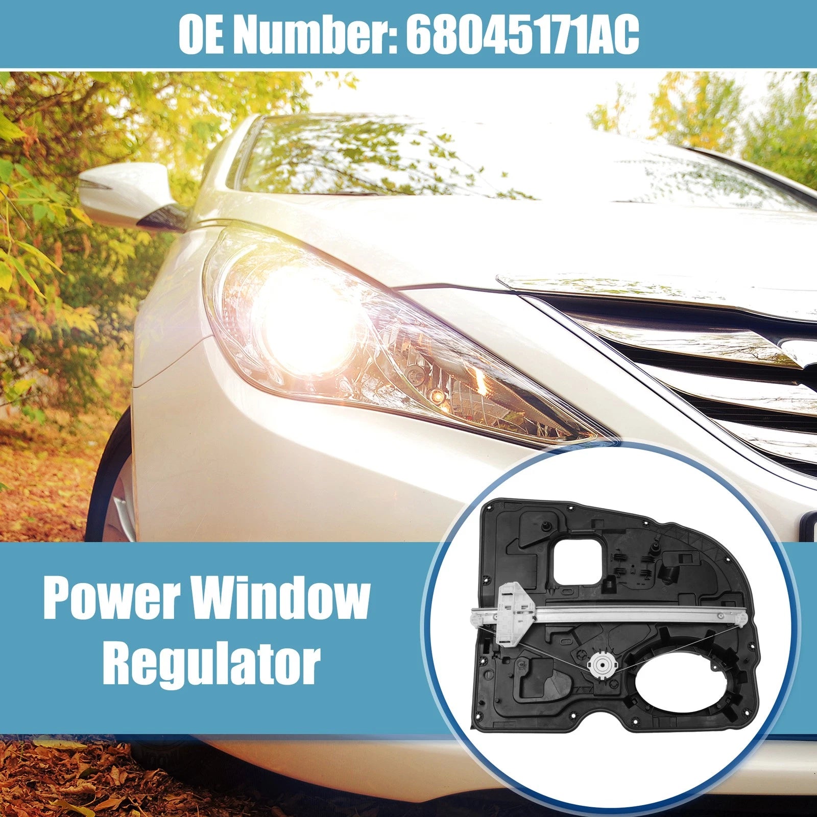 Rear Left Power Window Regulator for Dodge Ram 1500 (2019–2023)