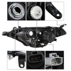 Chrome Headlamp Headlight Housing Right Side for Toyota Corolla (2014–2016)