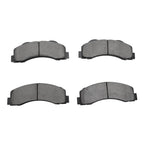 Set of 8 Front & Rear Ceramic Brake Pads for Ford F-150 (2010–2011)