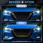 Set of 1 Front Grill Trim Cover for Nissan Sentra (2020–2023)