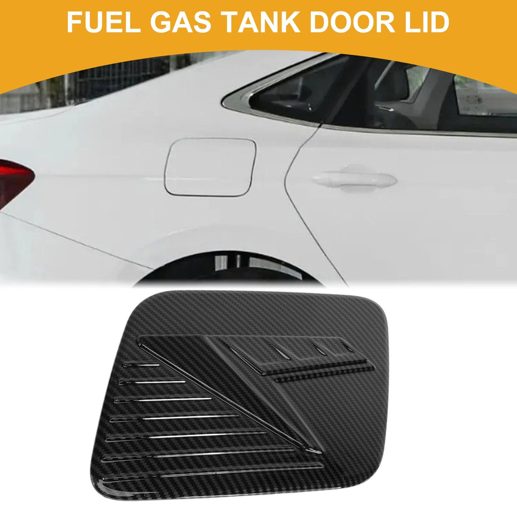 Fuel Tank Door Cap for Kia Niro (2022–2025) Carbon Fiber Black