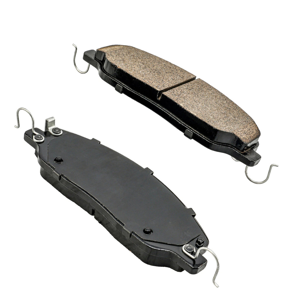 Front Ceramic Brake Pads with Hardware for Ford Mustang V6 (2011–2014)