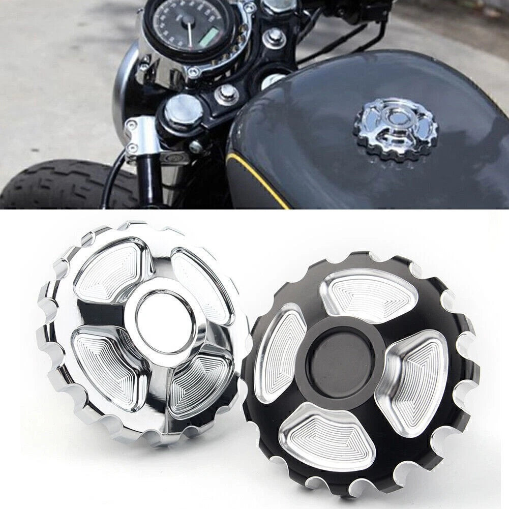 Gas Tank Cap for Harley Sportster XL883 XL1200 Dyna Touring Softail (2004–2023)