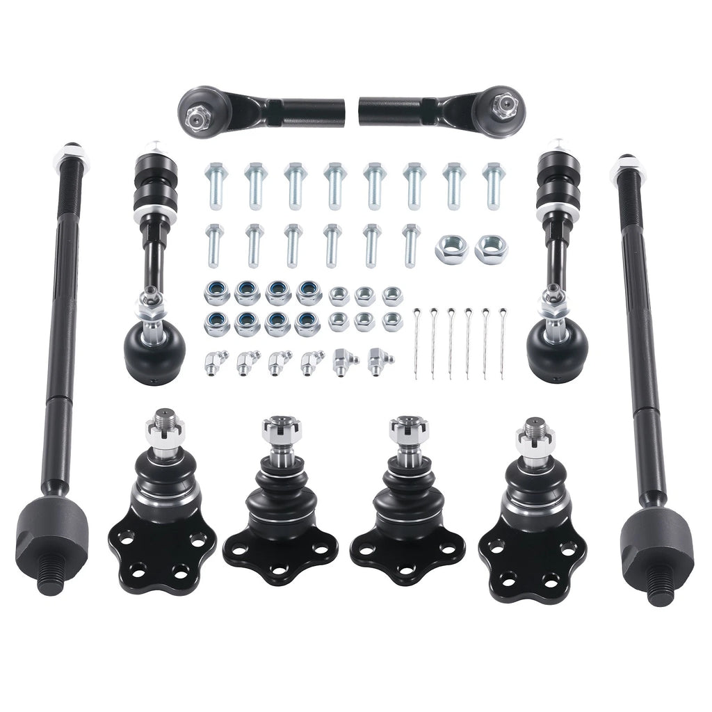 10x Front Ball Joint Tie Rod Sway Bar Kit for Dodge Dakota Durango (1997–1999)