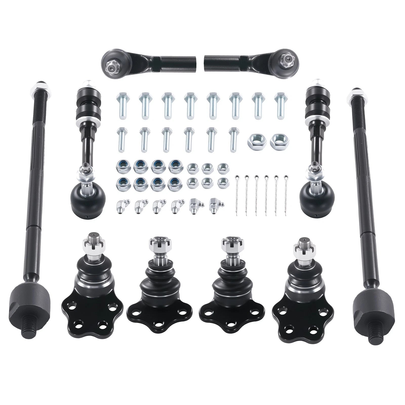 10x Front Ball Joint Tie Rod Sway Bar Kit for Dodge Dakota Durango (1997–1999)