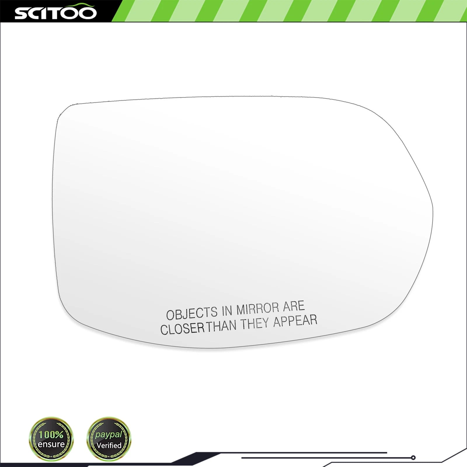 Passenger Side Door Mirror Glass for Honda CR-V (2012–2014) RH