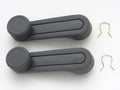 Window Winders Handle Crank for 2005-2012 Toyota Hilux Vigo SR5 (2 x Grey)