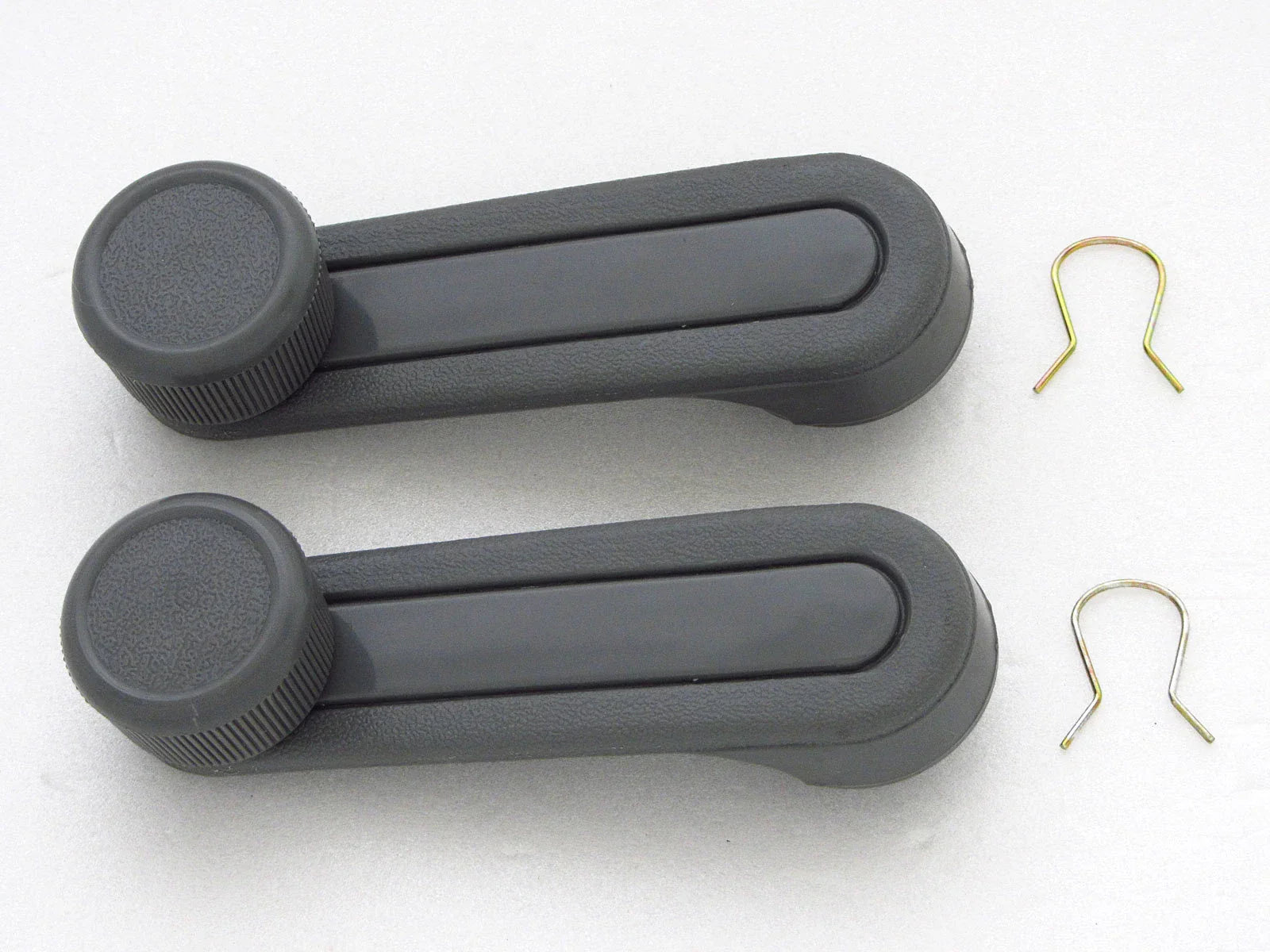 Window Winders Handle Crank for 2005-2012 Toyota Hilux Vigo SR5 (2 x Grey)