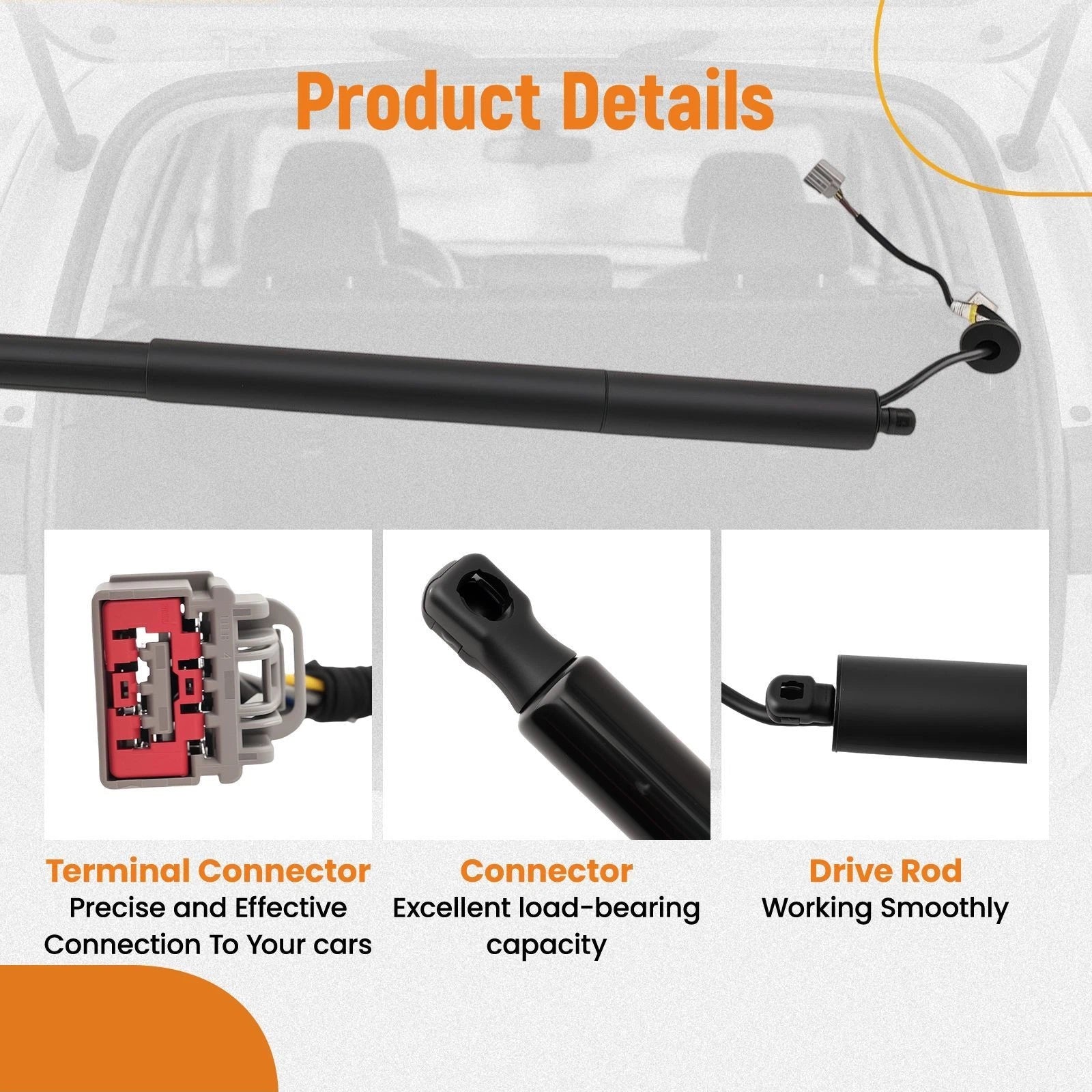 Set of 2 Electric Rear Hatch Lift for Grand Cherokee WK2 (2011–2022)